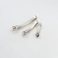 thumbnail image 3 of 10Pcs Silver French Barrettes Hair Clips for DIY Bows Craft Assorted Sizes 6cm, 3 of 6