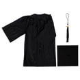 thumbnail image 3 of 1 Set Child Graduation Gown Set Graduation Celebration Kids Dress Gown, 3 of 8