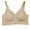 Beige, variant on Ladies Traceless Comfortable Breathable No Steel Ring Front Buckle Breastfeeding Bra Woman Underwear On Beige 8(L)