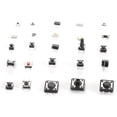 thumbnail image 1 of Greensen Tactile Push Button Switches,Push Button Switch,Tactile Push Button Switches 25 Values 12V 50mA Micro Momentary Tact Assortment Kit, 1 of 8