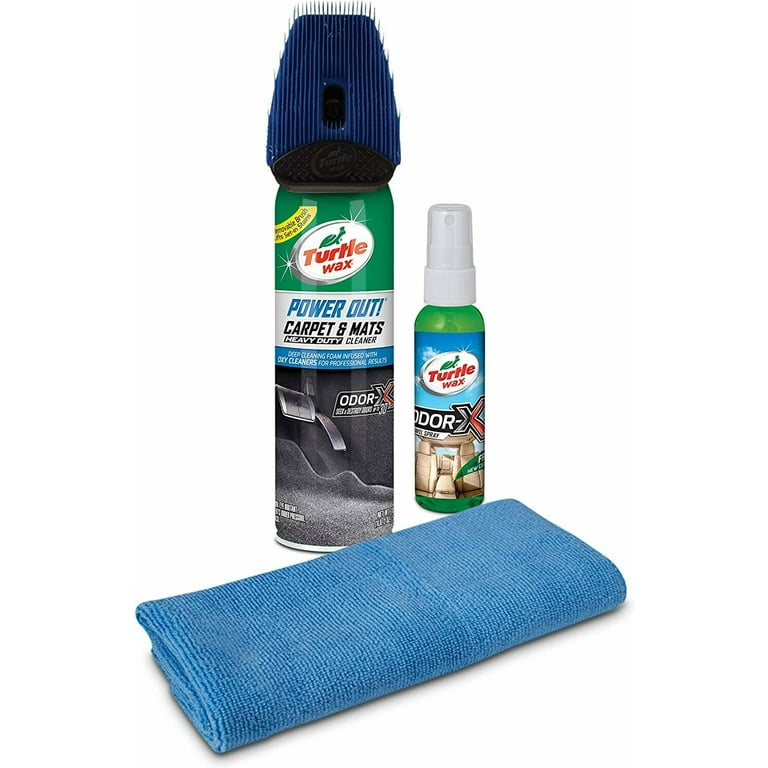 Turtle Wax 50797 Power Out Carpet and Mats Heavy Duty Cleaner /Car Interior  Cleaner Auto Pet Stain Odor Remover