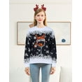 thumbnail image 3 of Lollipie Women Ugly Christmas Sweatshirt Long Sleeve Shirts Crew Neck Pullover, 3 of 6