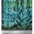 thumbnail image 3 of Soimoi Cotton Voile Fabric Leopard & Snake Panel Print Fabric by The Yard 56 Inch Wide, 3 of 3