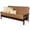 Mocha Brown, variant on Cotton/Foam Full-size Futon 7" Mattress w/Charcoal Cover-Frame Not Included