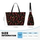 thumbnail image 4 of Easygdp Hot Chili Bolsa de Viaje de Playa de Gran Capacidad, Bolsa Tote Perfecta para la Playa, Escapadas de Fin de Semana y Viajes, 4 of 7