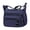 Blue, variant on Women Multi Pockets Crossbody Bag Waterproof Nylon Single Shoulder Bag Travel Purses Handbags,Black