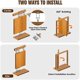 thumbnail image 4 of Door Pivot Hinge, Pivot Hinge System with Goal Kick Hardware, for Heavy Duty Wood Doors Up to 200 Lb, 4 of 5