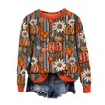thumbnail image 1 of MKLEKYY Long Cardigan Chandail Femme Chandail en Molleton Femme Lecture Livre Chandail Tricoté Mignon Chemise Automne Col Rond Chandail, 1 of 3