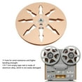 thumbnail image 3 of 1/4 Empty Tape Reel, 8 Hole Sound Tape Empty Reel Rustproof  for Rewinding Black,Gold,Silver, 3 of 7