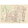 thumbnail image 2 of Hopkins 18x14 White Modern Wood Framed Museum Art Print Titled - Providence, Ward 2 Rhode Island Landowner, 2 of 4