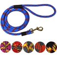 thumbnail image 4 of GFDYREE - Premium Rope Dog Leash - Durable Mountain Climbing Rope with Sturdy Bull Buckle & Comfortable Handle - 6ft Dog Leash - 0.5 in Thick - Blue Dog Leash, 4 of 4