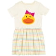 thumbnail image 3 of Inktastic Duck Girls Girls Toddler Dress, 3 of 5