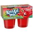 Shop KoolAid Gels Strawberry Kiwi JellO Gelatin Snacks, 4 Ct Cups