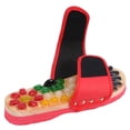 thumbnail image 1 of Foot Massager  Foot Massage Slippers  Foot Massager Shoes  Health Care Massage Slippers Massage Slippers Health Care Blood Activating Foot Relaxation Massager Shoes Red 39, 1 of 6