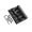 Black, variant on BOKYAN 4 String Bass Bridge Replacement Part, Metal Tailpiece with Brass Saddles, Screws & Wrench for Electric Bass Guitars, Enhanced Sustain, Gold