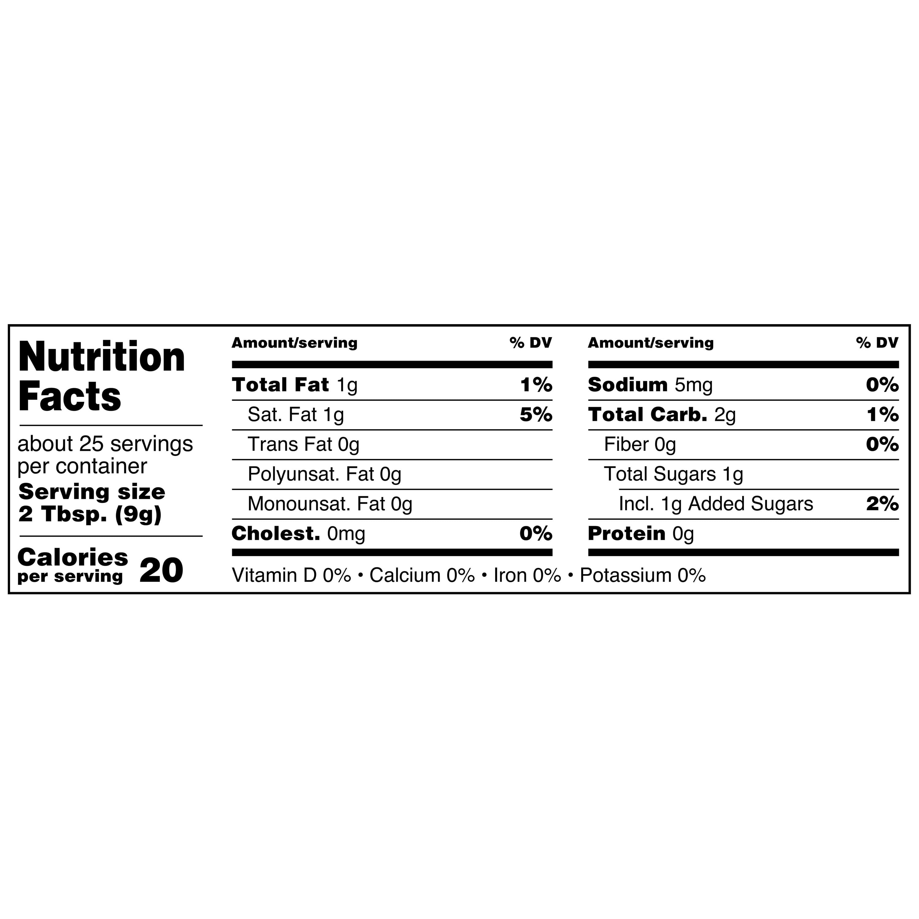 Great Value Light Whipped Topping, 8 oz Tub (Frozen)
