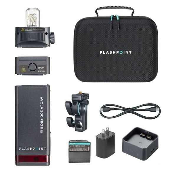 Flashpoint eVOLV 200 Pro II R2 TTL Pocket Flash , Godox AD200Pro II