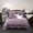 Light Purple, variant on Beige Comforter Set Queen Size,Ruched Boho Bedding 9-Piece Bed-in-a-Bag for All Seasons,Fluffy Luxury Ruffle Bedding Set with Comforter, Flat Sheet, Fitted Sheet, Pillow Shams, Pillowcases