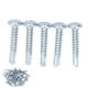 thumbnail image 3 of Tornillo cruzado, 50 tornillos cruzados Tornillos de acero al carbono galvanizado Reemplazo de tornillo construido para precisión, 3 of 8