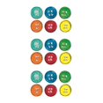 thumbnail image 1 of Pomme (3 PK) PETE le Chat GROOVY Boutons, 1 of 1