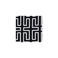 thumbnail image 4 of Medieval Majesty Transitional Geometric Design 20" x 20" Square Throw Pillow, Modern Decorative Pillow for Living Room Sofas and Couches, 4 of 6