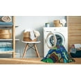 thumbnail image 2 of Ahgly Company Machine Washable Indoor Rectangle Transitional Mint Green Area Rugs, 5' x 8', 2 of 7