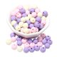 thumbnail image 1 of 100 cuentas redondas de 10 mm, lisas y sueltas, espaciadoras, suministros para manualidades, decoración del hogar (agujero de 2,4 mm) 2840, 1 of 6