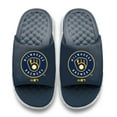 thumbnail image 2 of Unisex ISlide Navy Milwaukee Brewers Centered Logo Motive Slide Sandals, 2 of 5