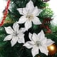 thumbnail image 4 of 30pcs-Flor de simulación Decoración de Navidad Flor de Navidad 13cm Borde dorado-Plata Adepaton LL-1562, 4 of 8