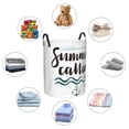 thumbnail image 6 of Bingfone Summer Calling Waterproof Foldable Laundry Hamper Bucket With Handles For Storage Bin,Clothes Hamper (Small), 6 of 8