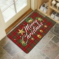 thumbnail image 4 of Jingle Bell Rugs Merry Christmas Doormat Winter Door Mat Outdoor & Indoor Rug for Christmas Decorations 30" X 17", 4 of 6