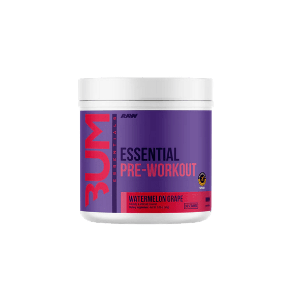 RAW CBUM ESSENTIAL 30 SERV WATERMELON GRAPE