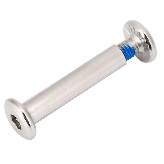 10Pcs Inline Skate Wheel Axle Screws, Front Rear Wheel Replacement Iron Easy Install for Repairing Changing Skates