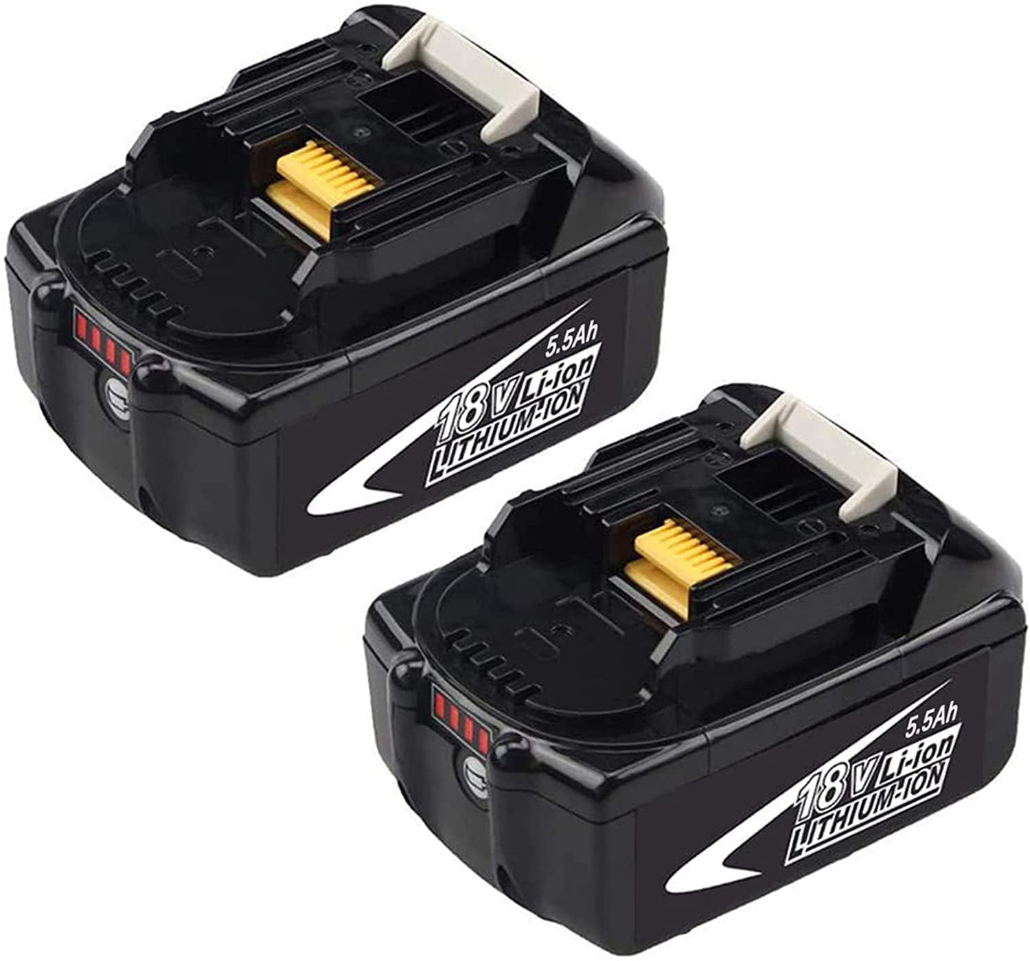 2 Pack For Makita BL1830 BL1815 BL1820 LXT400 Lithium Battery 18V 2.5Ah Cordless 