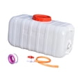 thumbnail image 2 of Contenedores de almacenamiento de agua potable, tanque de almacenamiento de agua de emergencia con tirador, apto para uso alimentario, para barbacoas, 150 gatos, 2 of 8