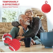 ABPETE Physical Vibration Therapy Ball - Rechargeable Vibrating Massage Ball for Reduce Hand Tremors, Stress Relief, Portable Tremor Reduction Device for Home/Travel, Elderly-Friendly Design