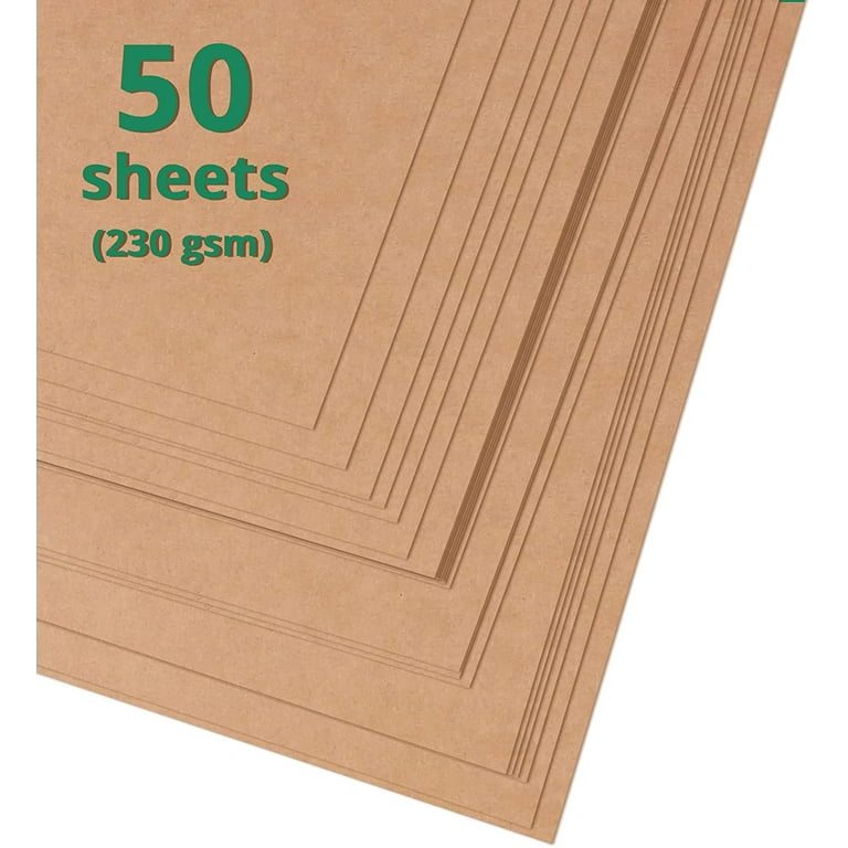 Brown Cardstock Paper | Cardstock Printer Paper 8.5 x 11 50 Sheets