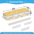 thumbnail image 3 of Plastic Pencil Box Large Capacity Pencil Boxes Clear Boxes with Snap-Tight Lid Stylish Office Supplies Storage Organizer Box Cartoon Chickens Pattern, 3 of 7