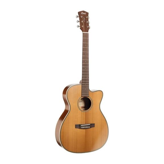 Cort Essence Series OC4 OM Cutaway Acoustic-Electric Guitar - Natural Semi Gloss