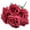 Red, variant on Simulation Rose Wedding Flower, 7 Head Artificial Rose Bridal Bouquet, Handmade Flowers for Wedding Centerpiece Decor, 40x30cm