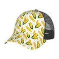 thumbnail image 7 of Zufioo Corn On The Cob Print Mesh Baseball Cap, Adjustable Sport Travel Hat Accessory for Men and Women, 7 of 7