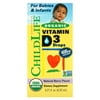 Childlife Organic Vitamin D3 Drops For Babies and Infants - Natural Berry Flavor - .338 oz