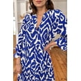 thumbnail image 5 of Redhotype Elegant Blue Geom Maxi Dress | Women's Fashion Treasure, 5 of 8