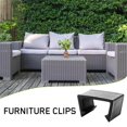 thumbnail image 2 of pitrice 8Pcs Patio Furniture Clips Wicker Furniture Clips Sofa Rattan Chair Fasteners Clip for Outdoor Patio 4.25cm, 2 of 9