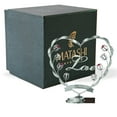 thumbnail image 1 of Matashi Chrome Plated Silver 8" Heart and Flower with Happy Birthday Banner Table Top Ornament with Crystals Love Ornamental, Keepsake and Decor, Gorgeous Decoration, 1 of 7