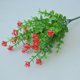 thumbnail image 1 of Flores artificiales falsas para exteriores, arbustos, paquete de 8, vegetación de plástico sintético para interior y exterior, maceta colgante, hogar, oficina, boda, granja, decoración oso de fresa Juguete, 1 of 4