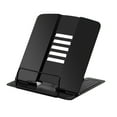thumbnail image 3 of TFixolPortable Metal Book Stand Book Holder Adjustable 5 Angles Bookstand Document Holder Bookshelf Reading Accessories Tool for Music Book Document Textbook Kitchen Cookbook Recipe Tablet, 3 of 7