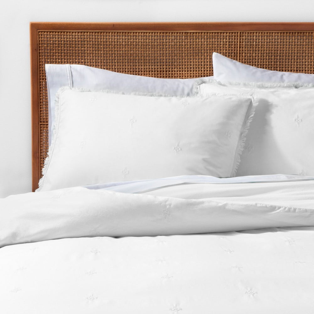 Opalhouse Garment Washed Embroidered Duvet Cover Set Full Queen Opalhouse Garment Washed Embroidered Duvet Cover Set Full Queen Com