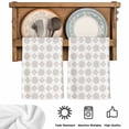 thumbnail image 5 of Vintage Bohemia Kitchen Towels Set of 2, Gray Flowers Boho Pattern Cream Absorbent Dish Towels for Kitchen, Microfiber Hand Towel, Quick Drying Tea Towel for Cleaning Decorative Dishcloths, 5 of 7