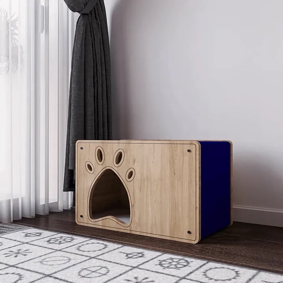 Luna Cat House and Scratcher, Cozy, Durable, and Engaging for Cats, Stylish, and Space-Saving for Cats